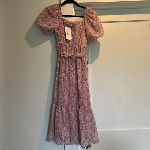 Julia Jordan Floral Tie Dress NWT - Picture 7 of 8